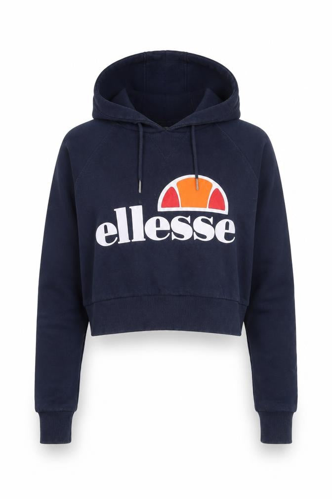 Ellesse Women's Blue Pullover Hoodie - Size 10