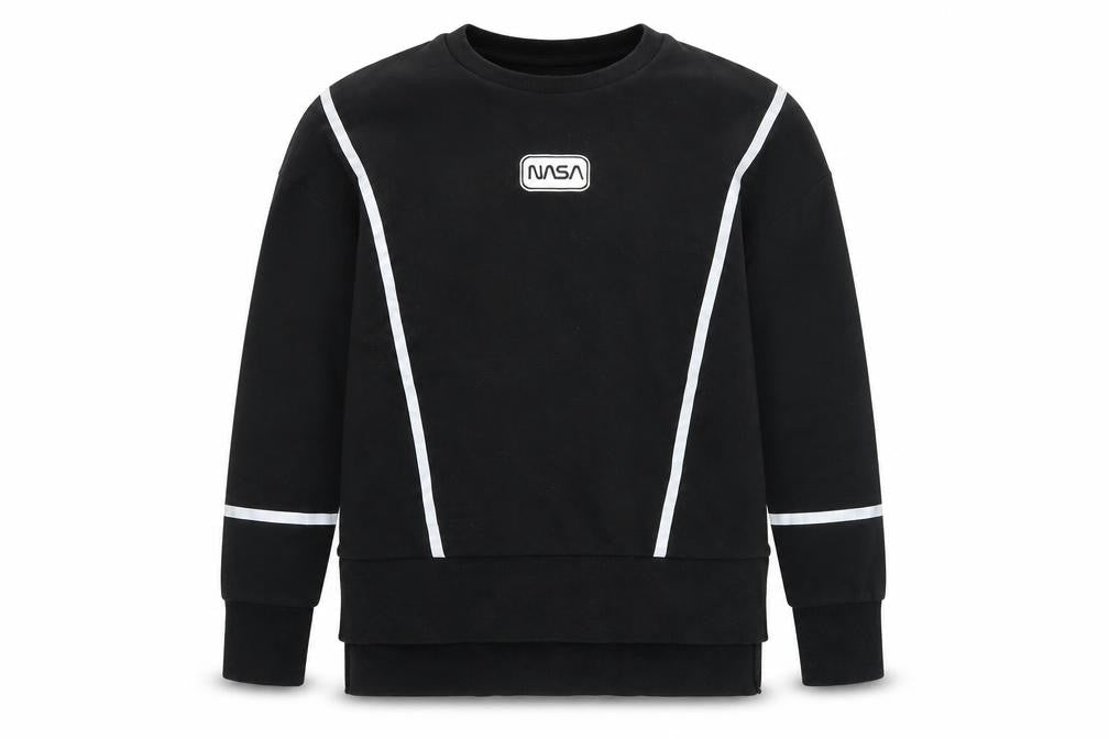 NASA Unisex Black XS Pullover Sweatshirt