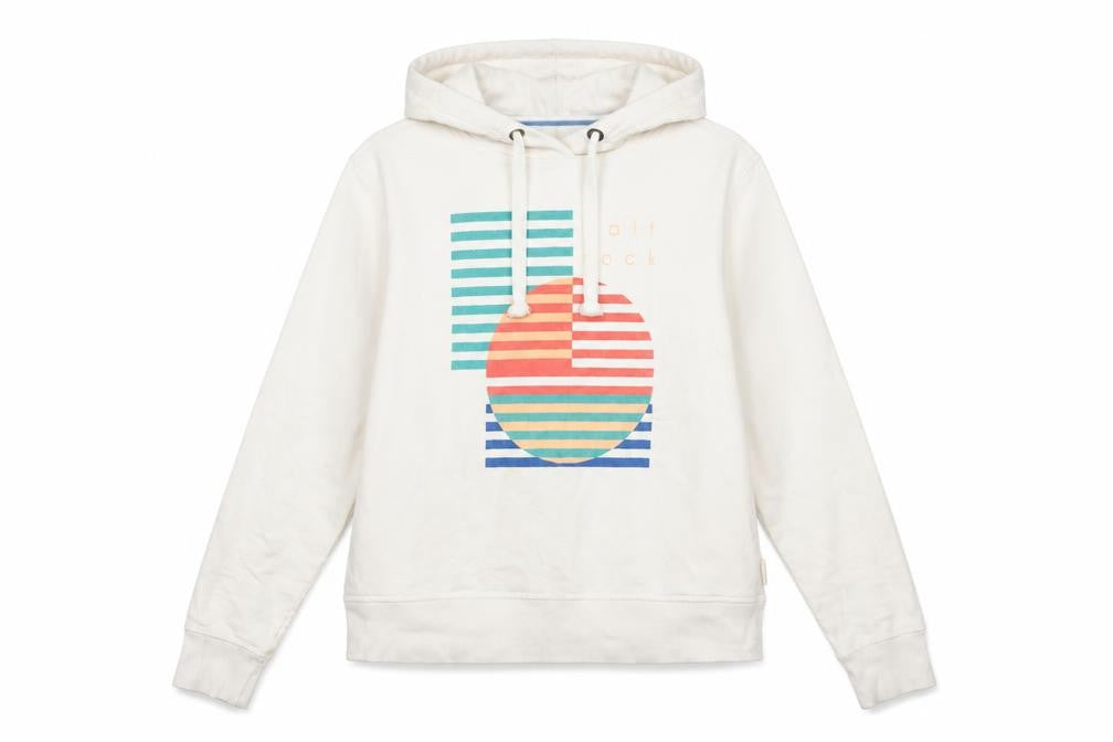 Saltrock Unisex White Pullover Hoodie, Graphic Print, Casual