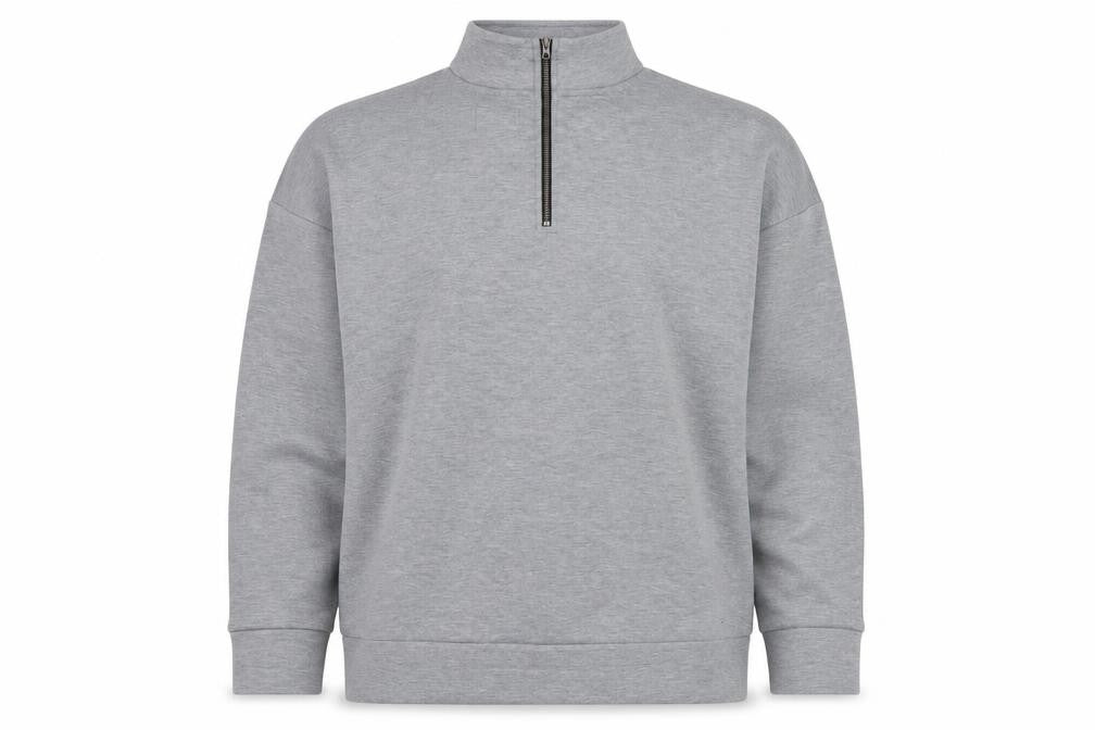 Next Grey Women's Sweatshirt, Size 7, Casual High Neck