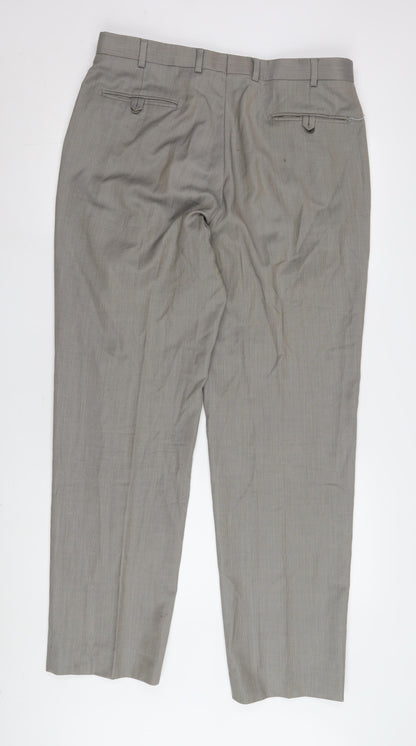 Marks & Spencer Men's Trousers, Size 34, Wool Blend