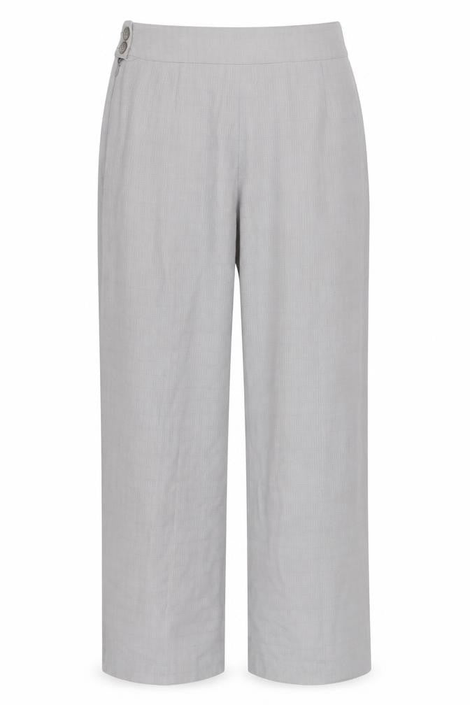 ZEDDRA Women's Grey Trousers, Size 16, Check Pattern