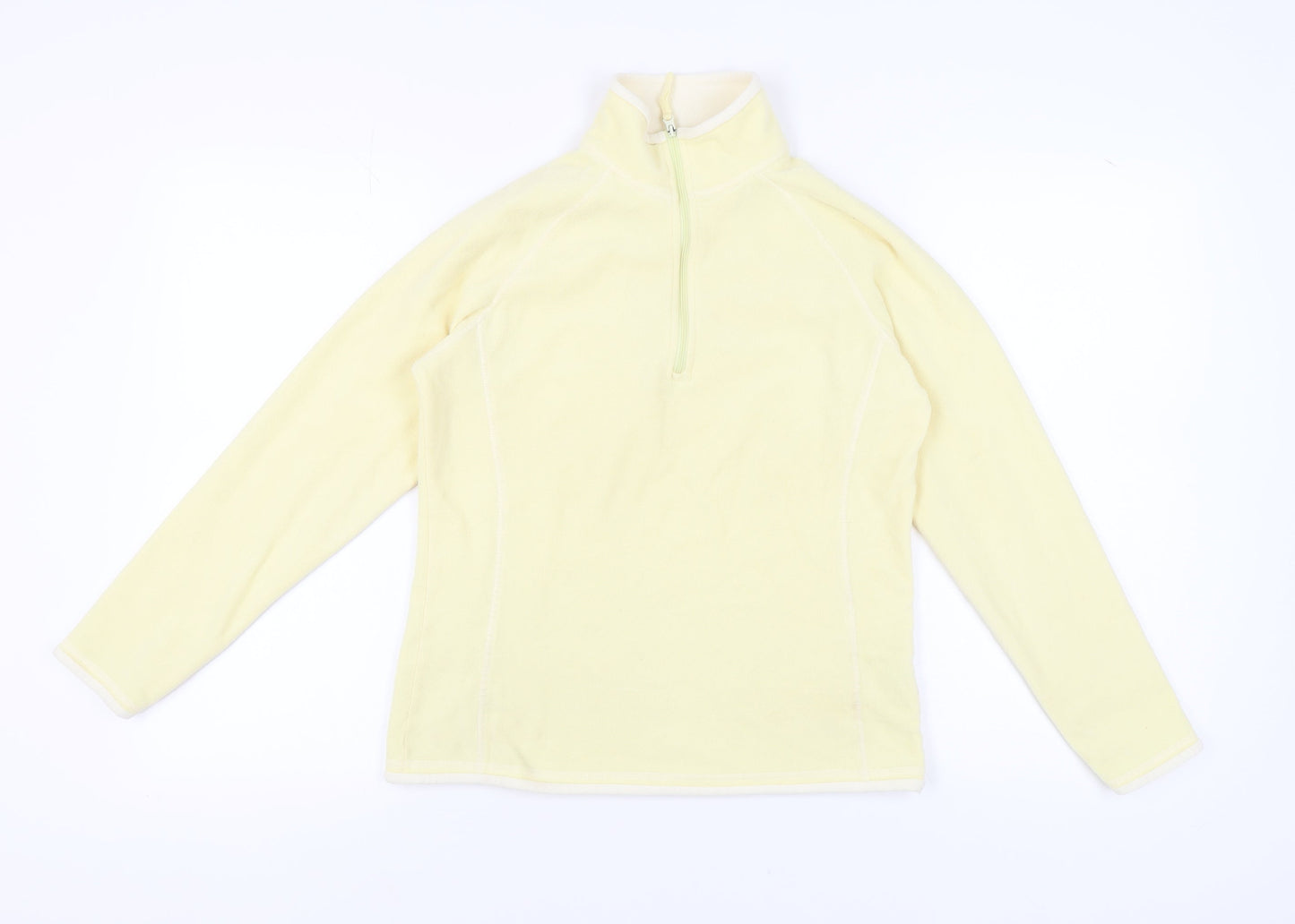 Mountain Warehouse Women's Ivory High Neck Sweatshirt, Size 12