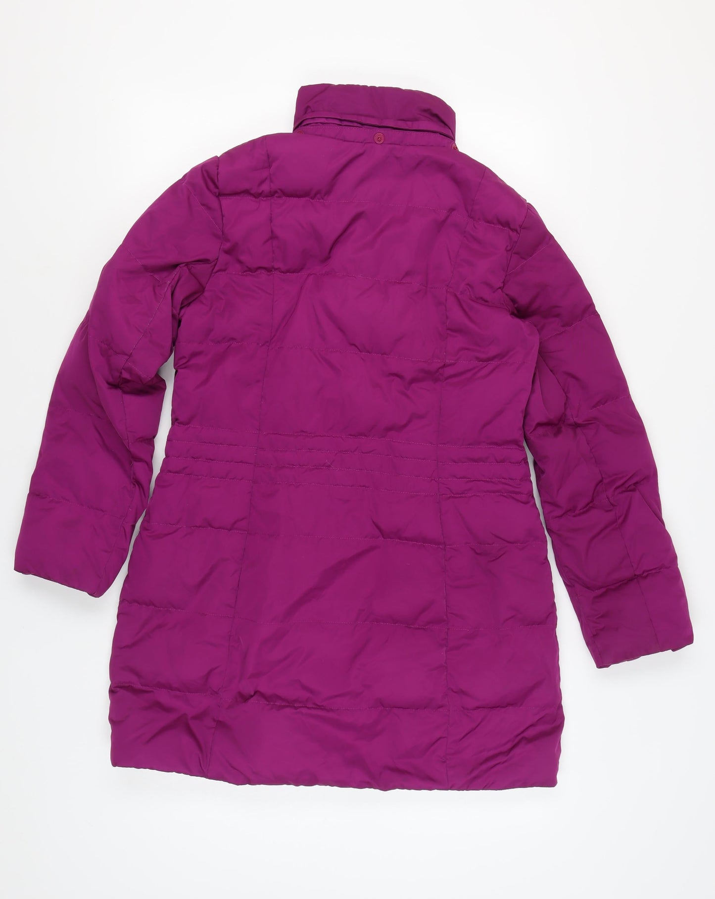 Lands' End Women's Purple Puffer Jacket, Size S
