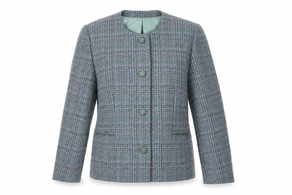 Honor Millburn Women's Multicolour Wool Blazer - Size 14