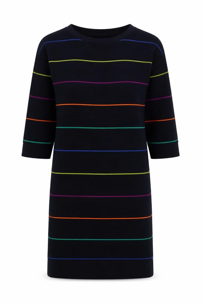 Phase Eight Women's Multicoloured Striped Shift Dress