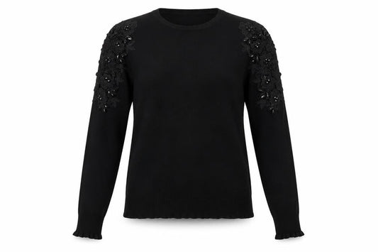 Warehouse Women's Black Pullover Jumper Size 10