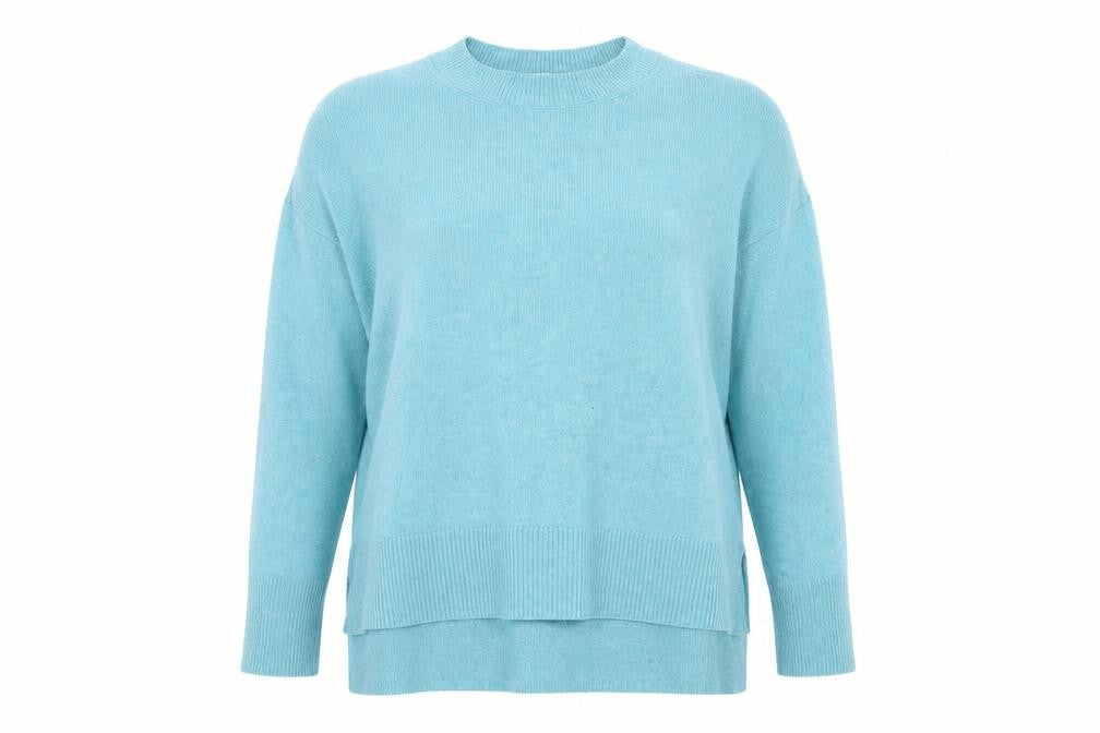 GAP Women's Blue Crew Neck Pullover Jumper L