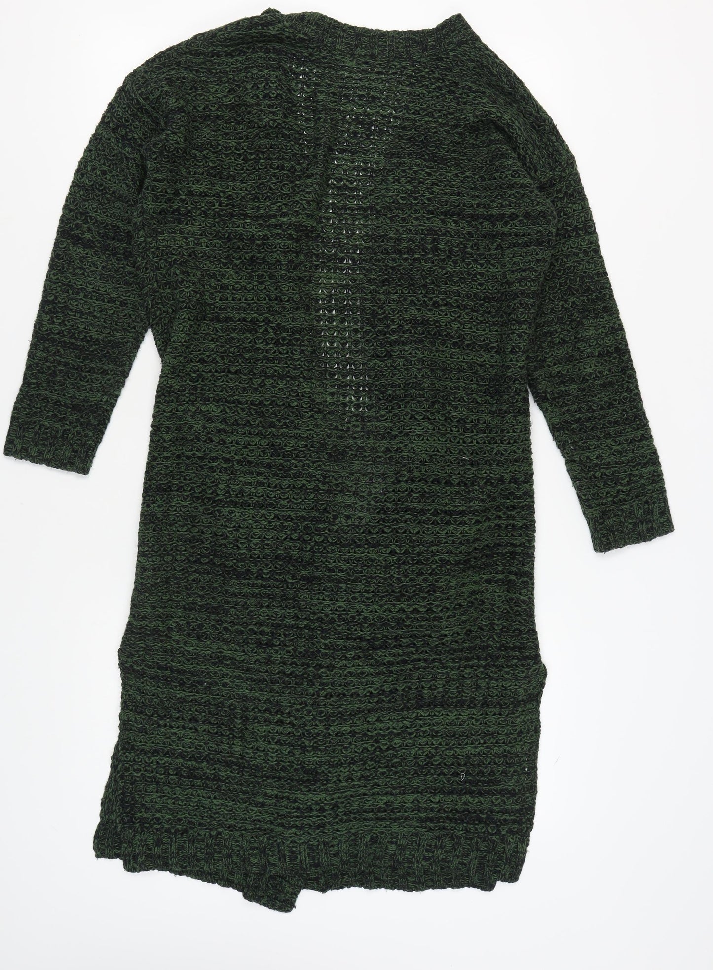 Brave Soul Women's Green Cardigan, Size L, V-Neck Style