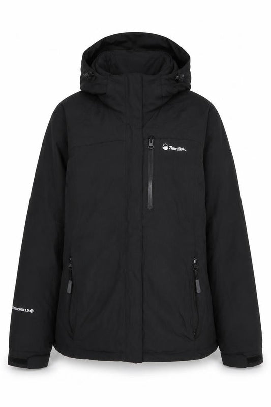Peter Storm Women's Black Hooded Jacket Size 8