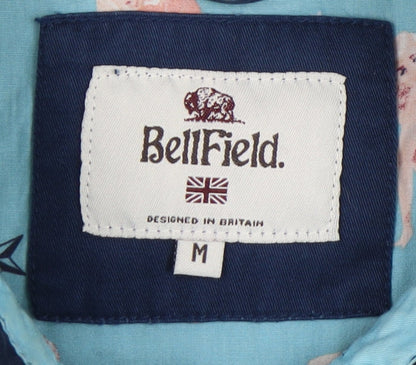 Bellfield Men's Blue Medium Basic Jacket, Classic Style