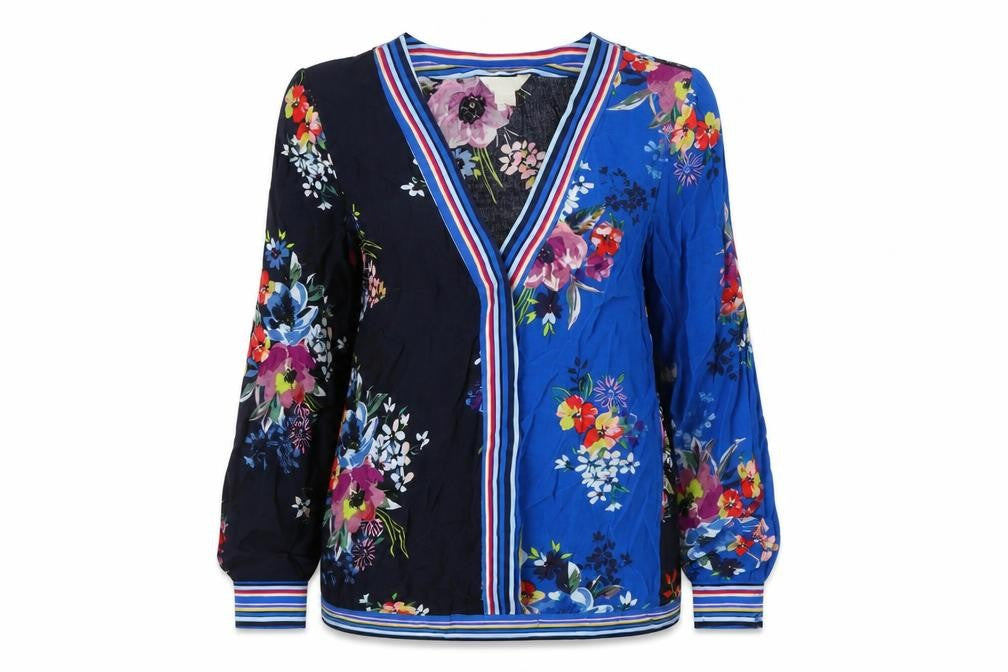 Monsoon Women's Multicoloured Floral Tunic Blouse Size 8