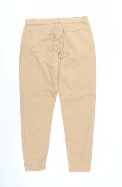 Kangol Womens Beige Chino Trousers Size 10 Regular
