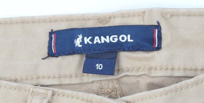 Kangol Womens Beige Chino Trousers Size 10 Regular