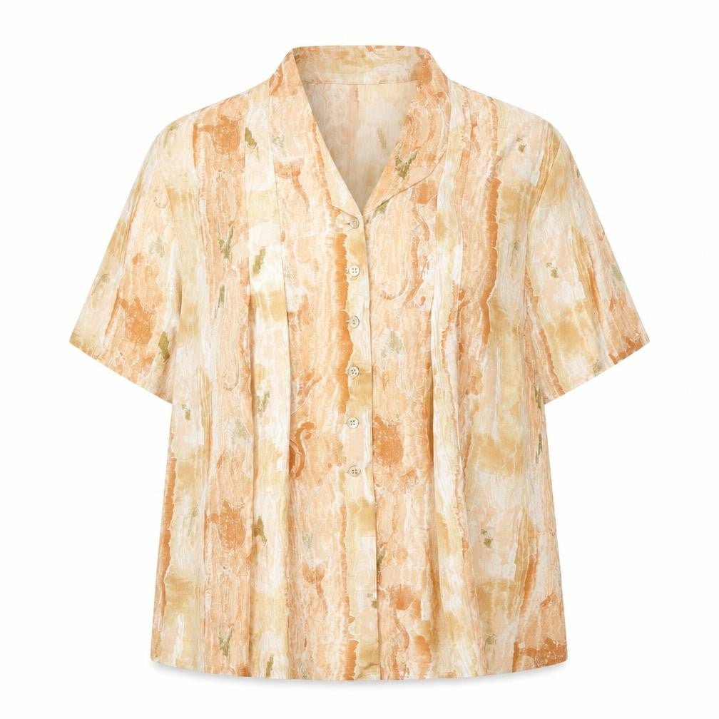 Jacques Vert Women's Multicoloured Button-Up Shirt