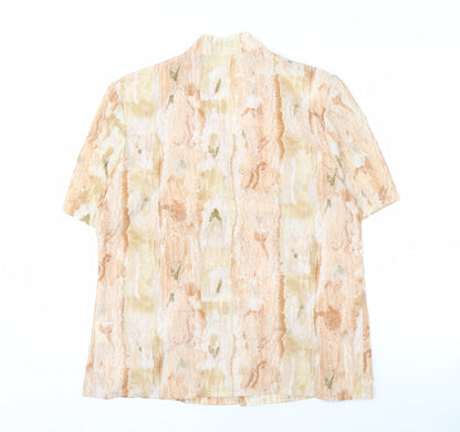 Jacques Vert Women's Multicoloured Button-Up Shirt