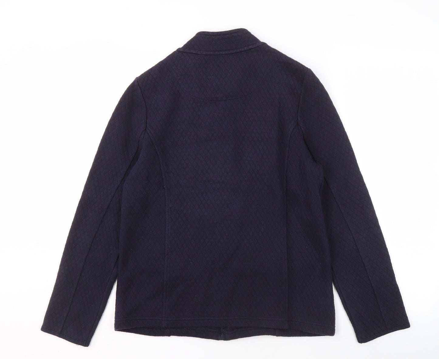 Viyella Women's Blue Full-Zip Cotton Jacket M