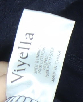 Viyella Women's Blue Full-Zip Cotton Jacket M