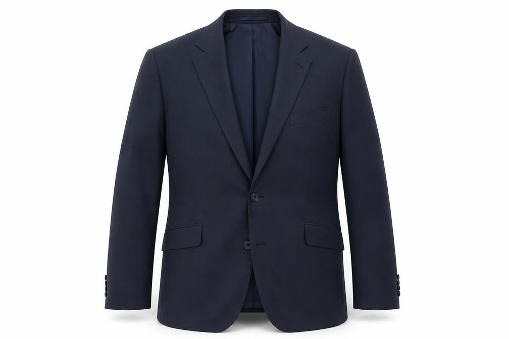 Dehavilland Men's Blue Blazer, 40S, Formal Attire