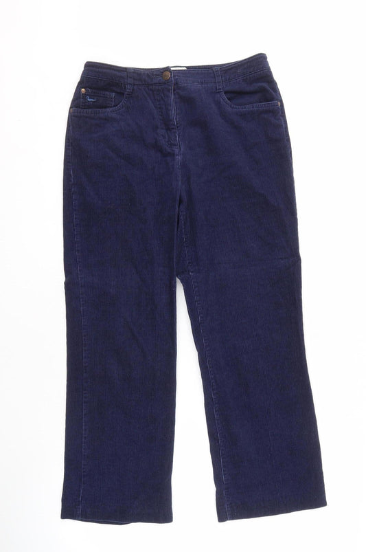 Country Rose Women's Blue Trousers Size 10