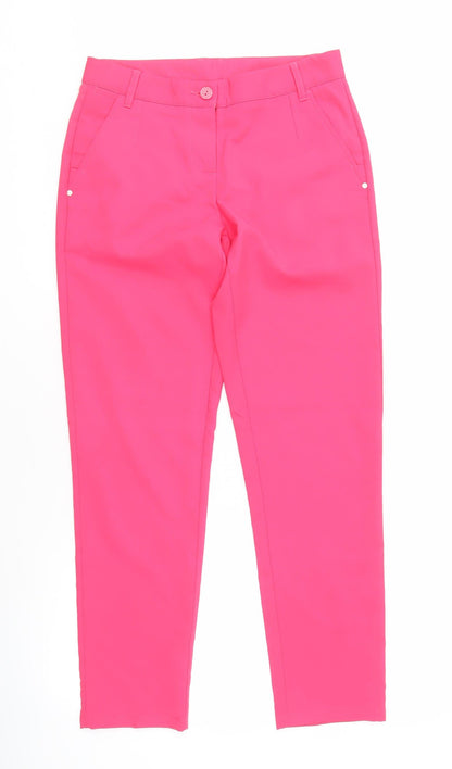 Additional front view of Puma Women's Pink Trousers, size 10