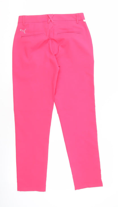 Back view of Puma Women's Pink Trousers, size 10