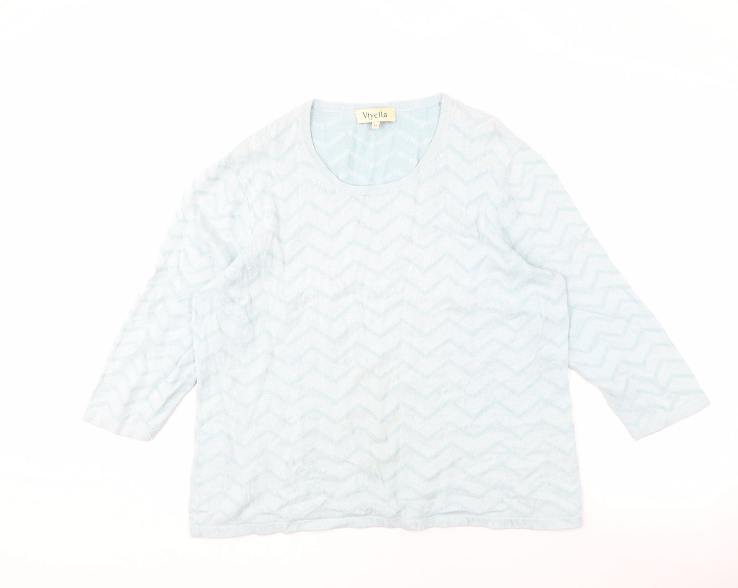 Viyella Women's Blue XL Crew Neck Pullover Jumper