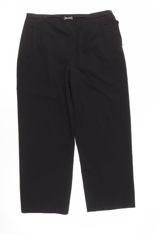 Eastex Women's Black Trousers Size 14 - Business/Casual
