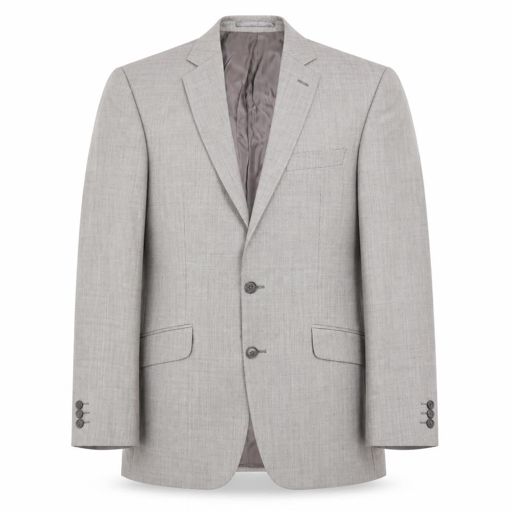 Jeff Banks Men's Grey Long Blazer Size 38 Formal Jacket
