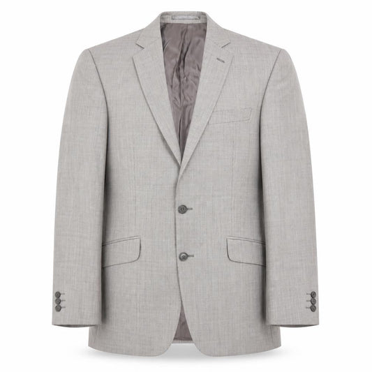 Jeff Banks Men's Grey Long Blazer Size 38 Formal Jacket