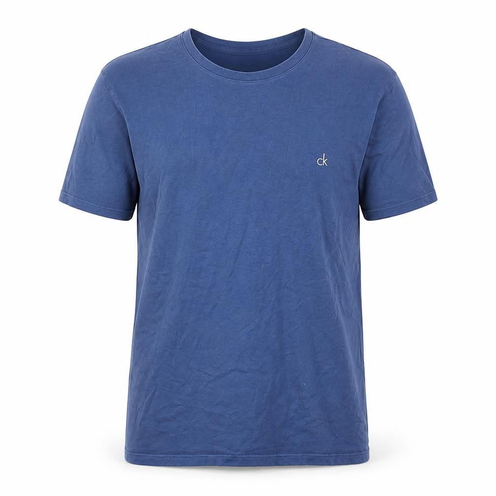 Calvin Klein Men's Blue Crew Neck T-Shirt L