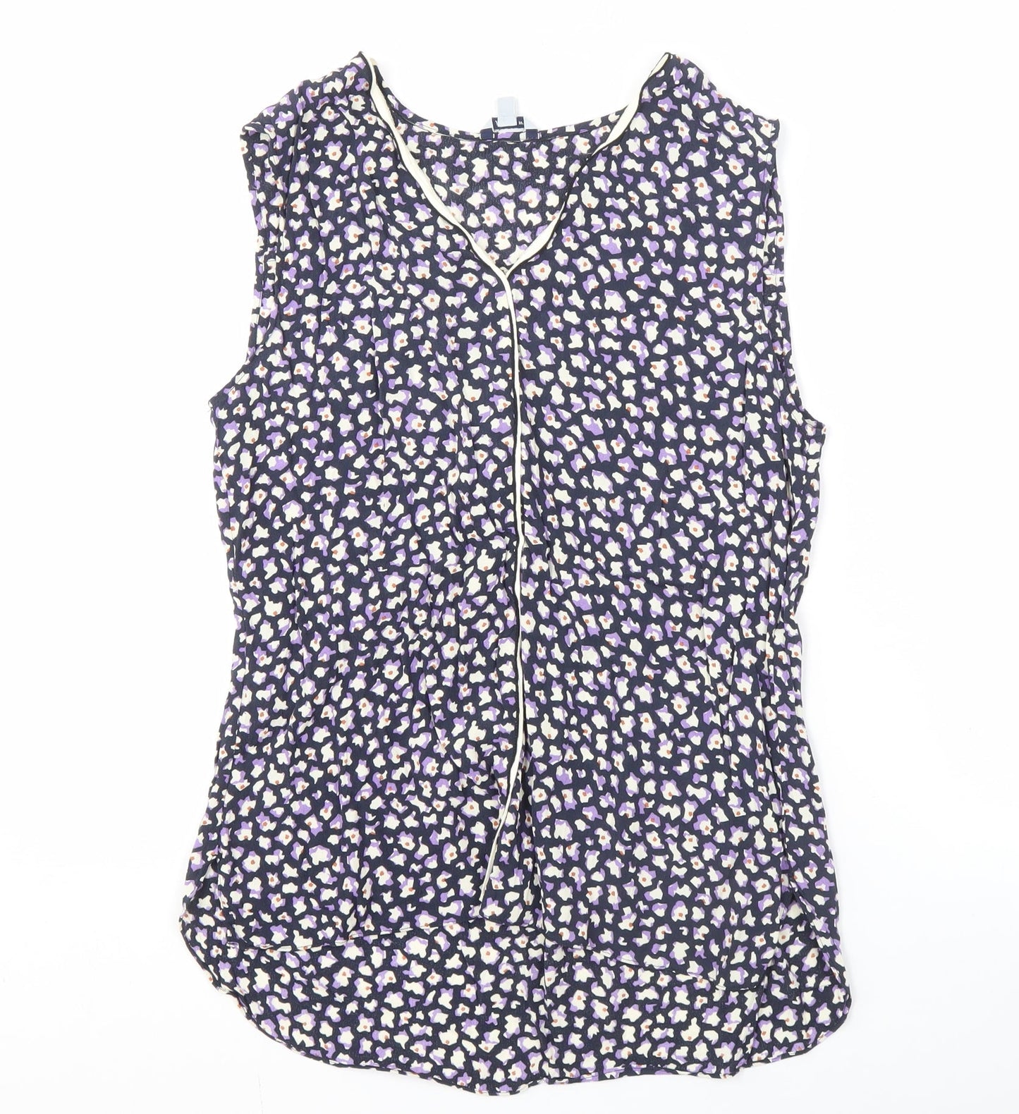 Jigsaw Women's Multicoloured Floral Sleeveless Top