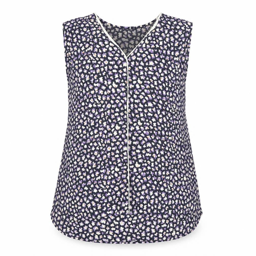 Jigsaw Women's Multicoloured Floral Sleeveless Top