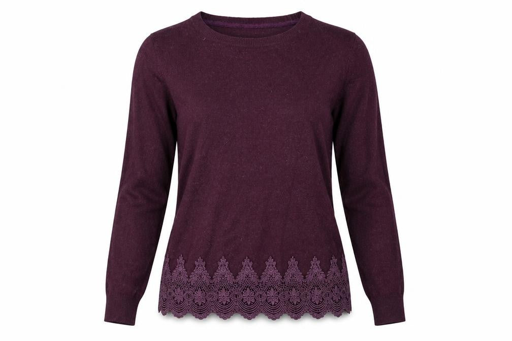 RJR John Rocha Women's Purple Pullover Jumper - Size 12