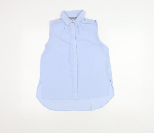 Dorothy Perkins Women's Blue Sleeveless Blouse, Size 6