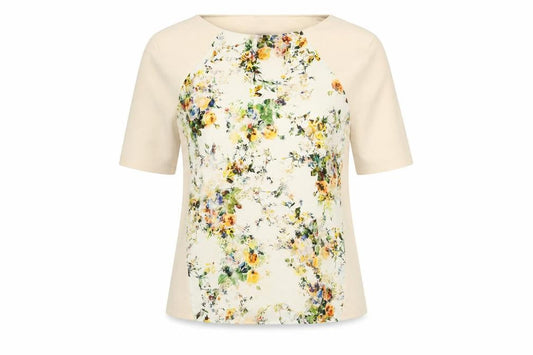 Warehouse Women's Multicoloured Floral Top UK 6