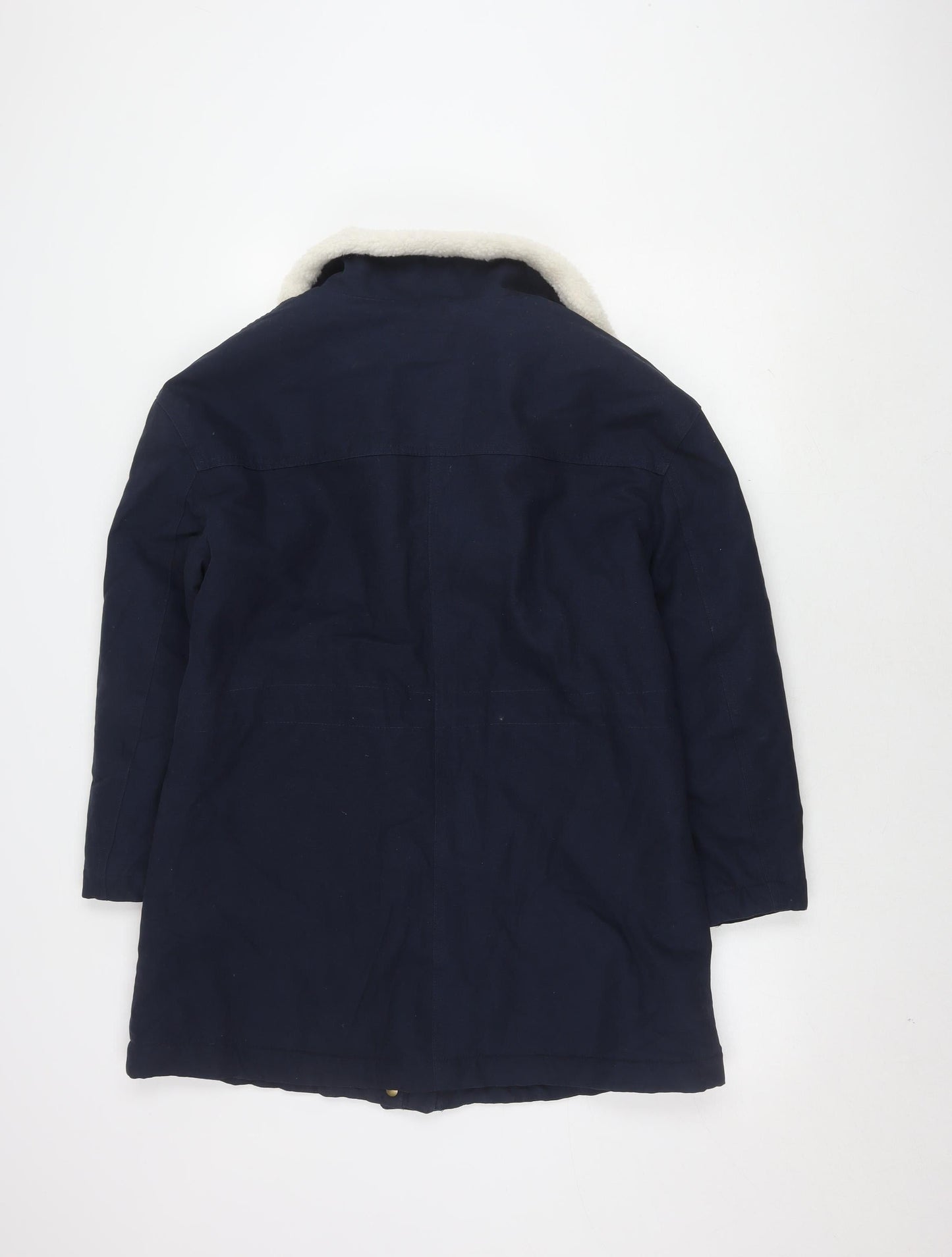 Marks and Spencer Women's Blue Size 10 Lined Jacket