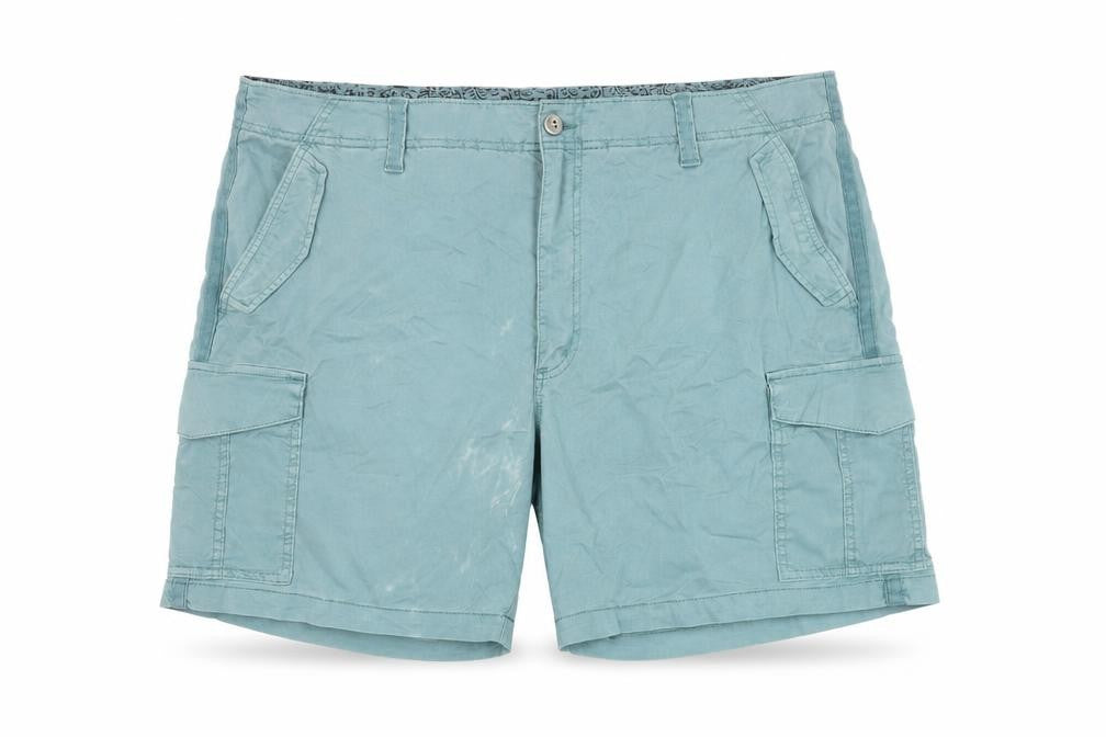 Marks & Spencer Men's Blue Cargo Shorts Size 24