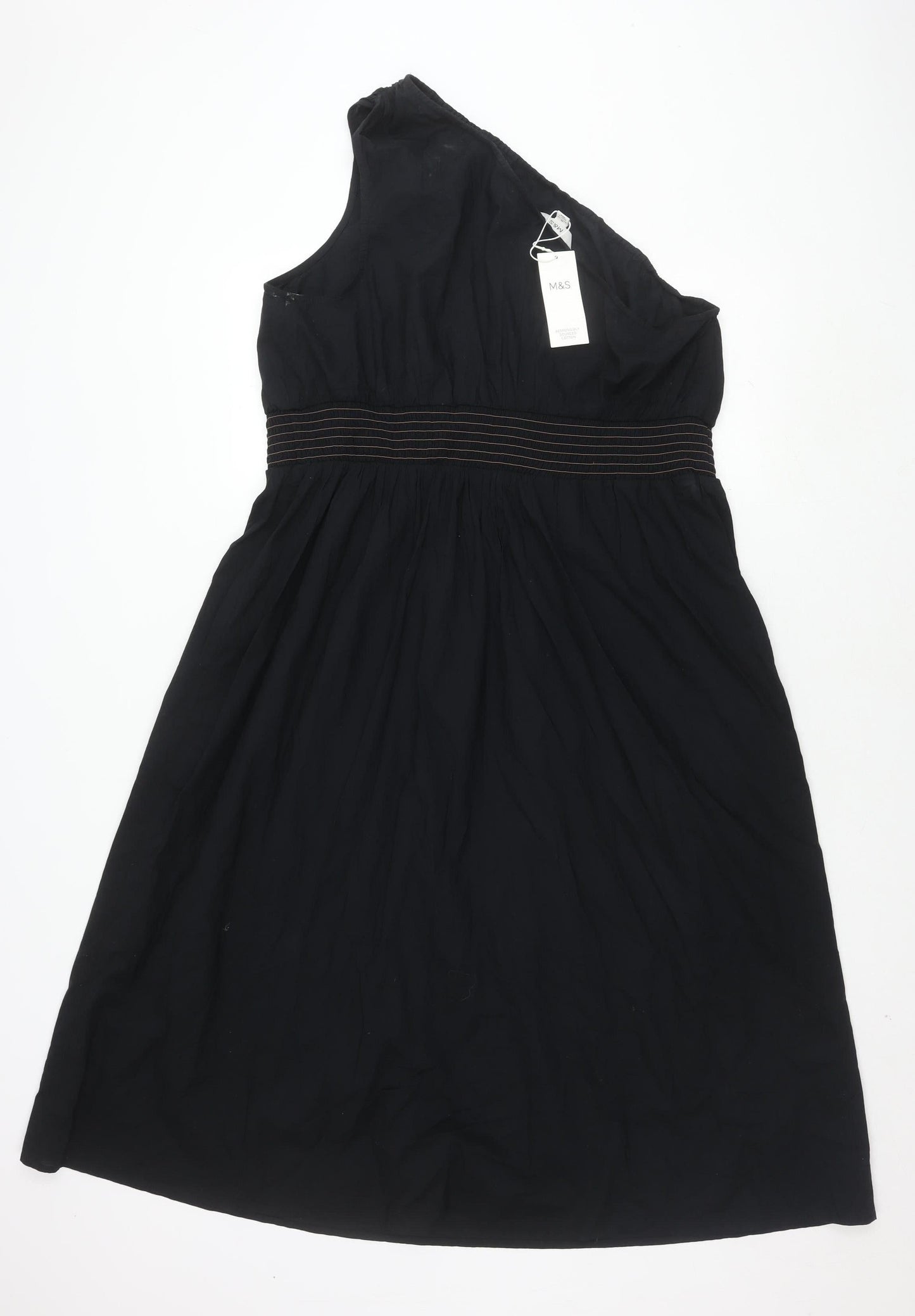 Marks and Spencer Women's Black A-Line Dress Size 18