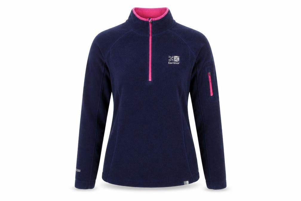 Karrimor Women's Blue Fleece Pullover Sweatshirt, Size 10