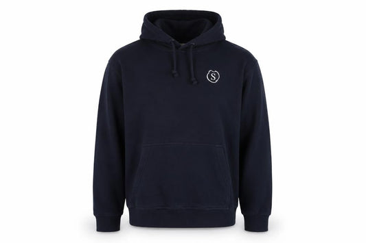 Hakro Mens Blue Pullover Hoodie M with Logo for