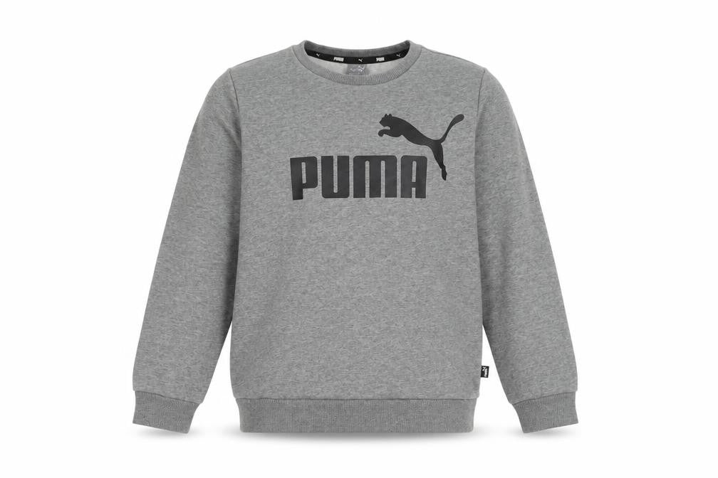 Puma Boys Grey Crew Neck Sweatshirt 11-12Y Pullover