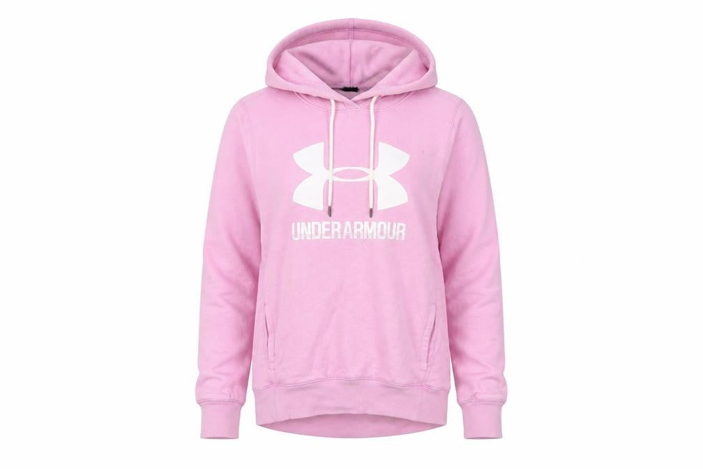 Under Armour Women's Pink Pullover Hoodie, S