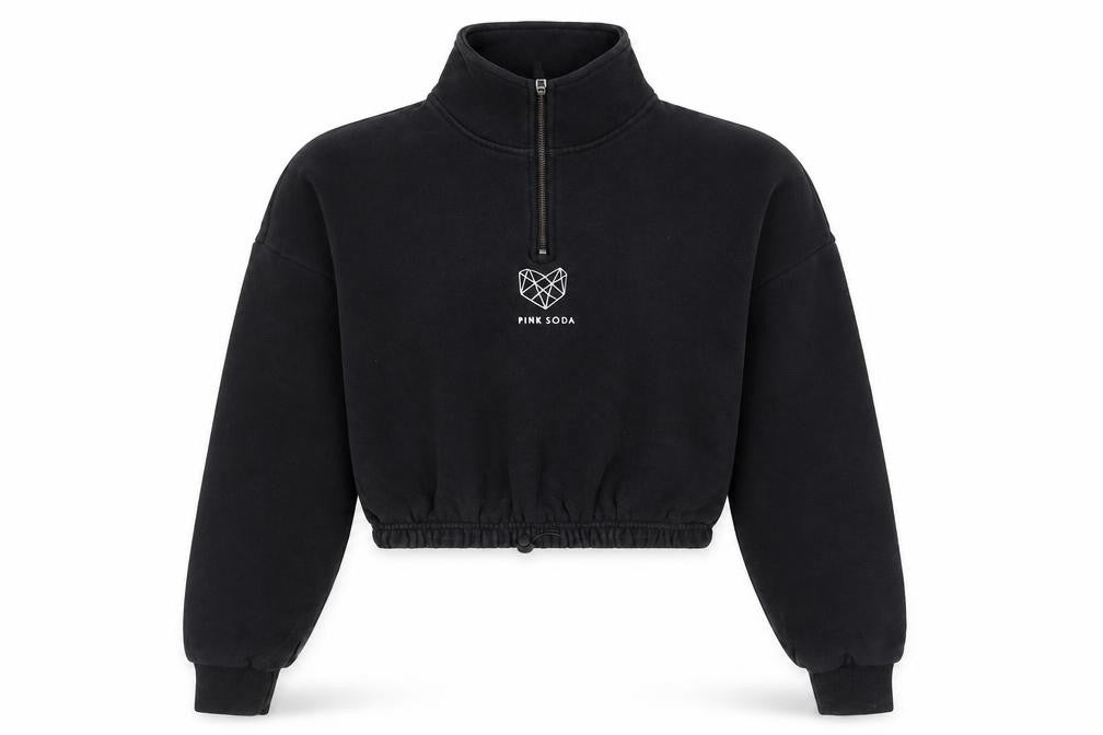 Pink Soda Women's Black 2XS Sweatshirt