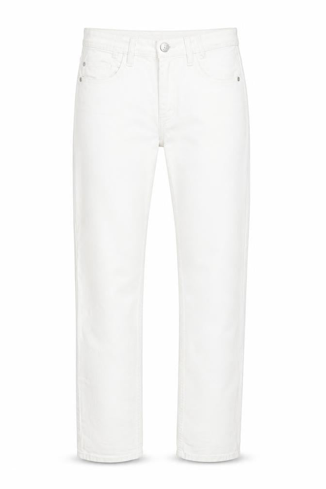 s.Oliver Women's White Straight Jeans Size 36