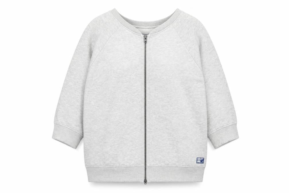 Superdry Women's Grey Sweatshirt Size S Full Zip