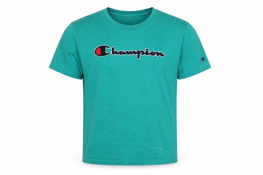 Champion Men's Green Cotton T-Shirt M