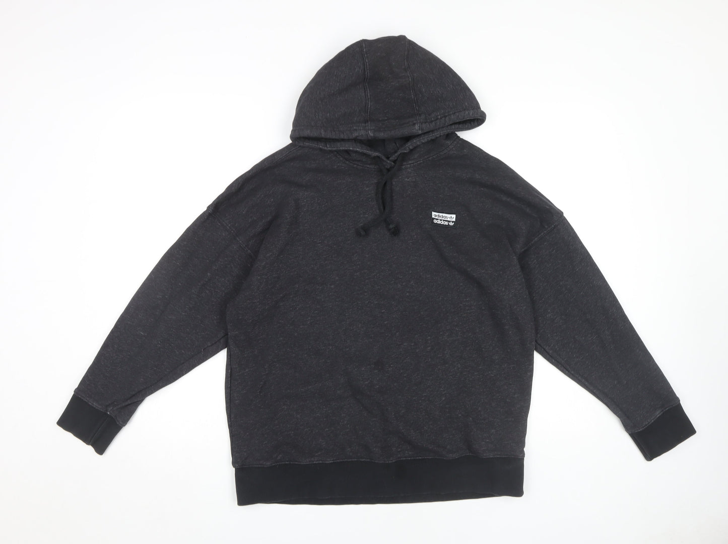 Adidas Black Unisex Pullover Hoodie Size 14
