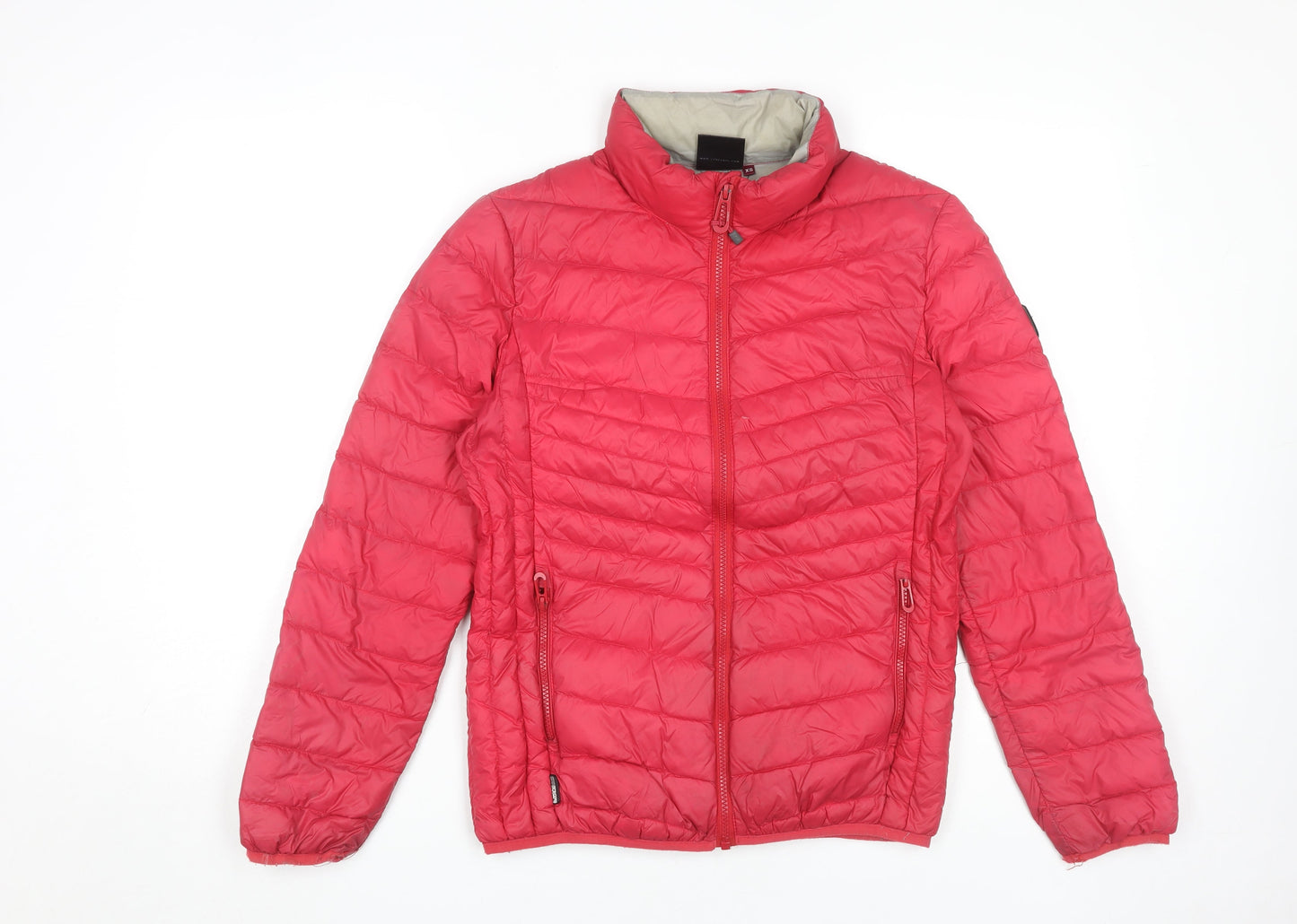 Surfanic Women's Red Puffer Jacket XS Nylon