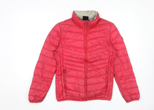 Surfanic Women's Red Puffer Jacket XS Nylon